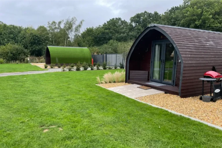 Glamping pods at By the Wood Campsite 768x513 1